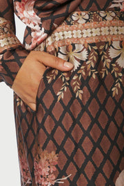 Lunet Botanical Border Pants | Black | Bukser fra Neo Noir