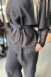 Leya Miley Pant Long | Black | Bukser fra Mos Mosh
