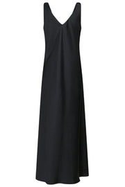 Zakia Heavy Sateen Dress | Black | Kjole fra Neo Noir