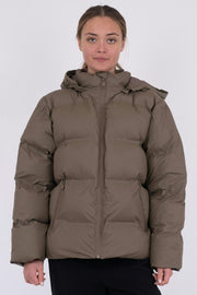 Fox C Puffer Jacket | Dark Taupe | Jakke fra Neo Noir