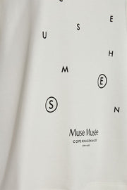 Muse Tee 203903 | Jet Stream | T-Shirt fra Copenhagen Muse