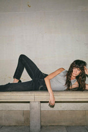Naomi Salute Jeans Regular | Black | Jeans fra Mos Mosh