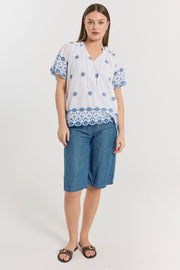 Cinda Shorts 206113 | Medium Blue Denim | Shorts fra Freequent