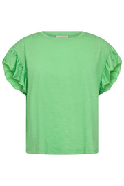 Azing Tee | Summer Green | T-Shirt fra Freequent
