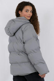 Fox C Puffer Jacket | Light Grey | Jakke fra Neo Noir