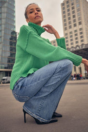 Marlena Nolla Jeans Long | Blue | Jeans fra Mos Mosh