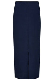 Henne Long Skirt | Navy | Nederdel fra Liberté