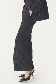 Vola Eyelet Pant 31602 | Black | Bukser fra Co'couture