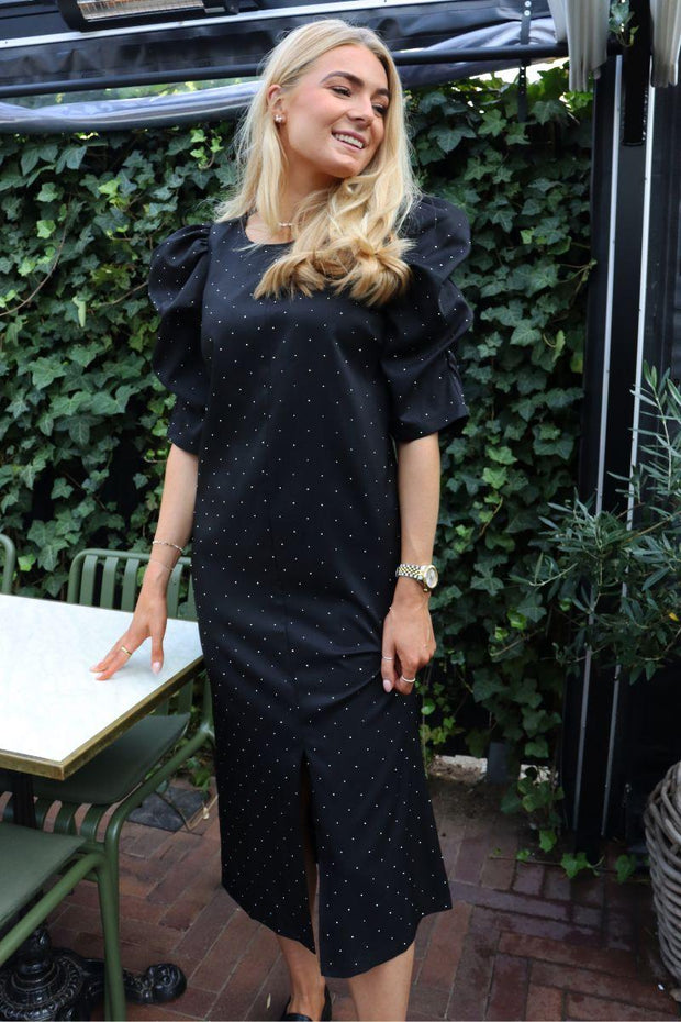 Winnie Dress | Black Diamond | Kjole fra Liberté