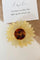 Sunflower Hair Claw | Yellow | Hårspænde fra By Timm