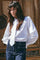 Ayen Stripe Shirt | White | Skjorte fra Mos Mosh