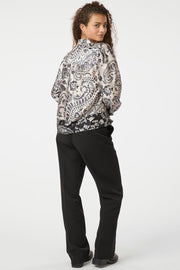 Massima Deco Paisley Blouse | Creme | Bluse fra Neo Noir