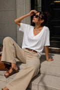 Mea Oversized Tee | White