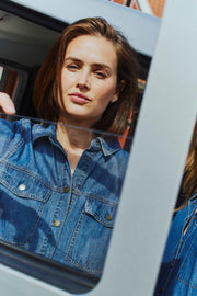 Lisea Dress 206360 | Medium Blue Denim | Kjole fra Freequent