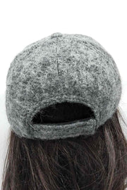 Fanny Cap Wool Mix | Grey | Kasket fra Avery