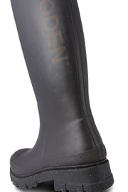 Le Waterproof WL761 |  Black | Rubber Boots fra Woden