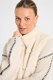 Foxy Waistcoat 203049 | Moonbeam | Jakke fra Freequent