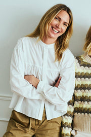 Silje Shirt 206557 | Star Off-White | Skjorte fra Freequent