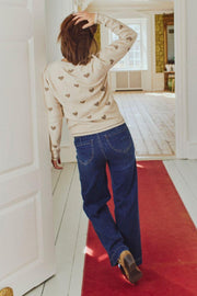 Faith Cardigan 206654 | Moonbeam Mel W Desert T Mel | Strickjacke von Freequent