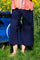 Davina Culotte Pant | Navy | Bukser fra Black Colour