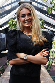 Winnie Blouse | Black Diamond | Bluse fra Liberté