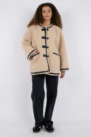 Fanny Teddy Jacket | Camel | Jakke fra Neo Noir