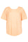 Alma T-Shirt | Orange Peach Stripe | T-shirt fra Liberté