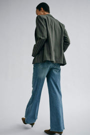 Elly Pria Blazer | Olive Night | Blazer fra Mos Mosh