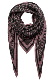 Trinity Scarf | Pink & Grey | Tørklæde fra French Laundry