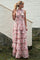 Marli Flower Chiffon Dress | Rose | Kjole fra Neo Noir