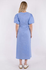 Illana Poplin Dress | Sky Blue | Kjole fra Neo Noir