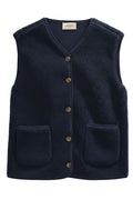 Teddy Waistcoat 207624 | Navy Blazer | Vest fra Freequent