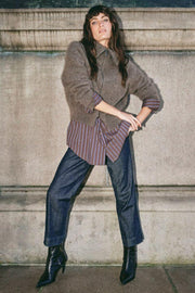 Hulda Knit Zip Cardigan | Bracken | Strik fra Mos Mosh