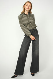 Colette Grendel Jeans Long | Grey Wash | Jeans fra Mos Mosh