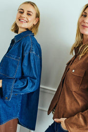 Lisea Shirt 206588 | Medium Blue Denim | Skjorte fra Freequent