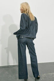 Diane Nippon Blazer | Dark Blue | Blazer fra Mos Mosh