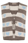 Phoenix Knit Vest | Celeste | Strik fra Marta du Chateau