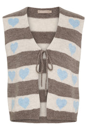 Phoenix Knit Vest | Celeste | Strik fra Marta du Chateau