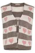 Phoenix Knit Vest | Old Rose | Strik fra Marta du Chateau