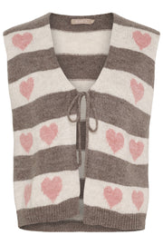 Phoenix Knit Vest | Old Rose | Strik fra Marta du Chateau
