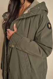 Cali Parka Coat  | Forest Night | Jakke fra Mos Mosh