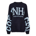Aria Knit 8111 OS | Navy/Light Blue | Marta du Chateau