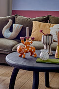 Lazar Lysestage | Orange | Lysestage fra Bloomingville