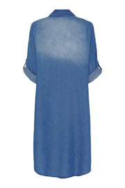 Florentina Dress | Medium Blue | Kjole fra Marta du Chateau