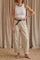 Cotton Frill Pants | Beige | Bukser fra Atelier C