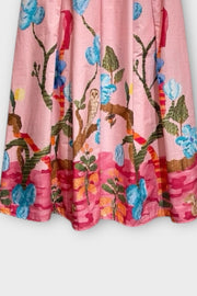 Ausgestellter Blumenrock | Rosa | Rock von Atelier C