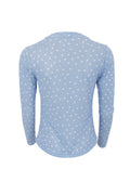 Annie Mesh Blouse | Lt. Blue Dot | Bluse fra Black Colour