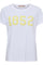 Alvera Tee T-shirt | White/Yellow