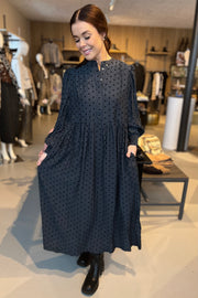 DollyCC Dot Dress | Navy | Kjole fra Co'couture