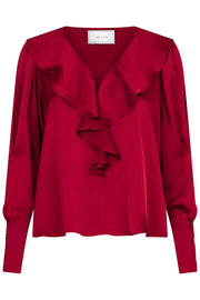 Sandie Sateen Blouse | Bluse fra Neo Noir